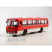 900353-САВ ЛИАЗ-677М (красно-белый)